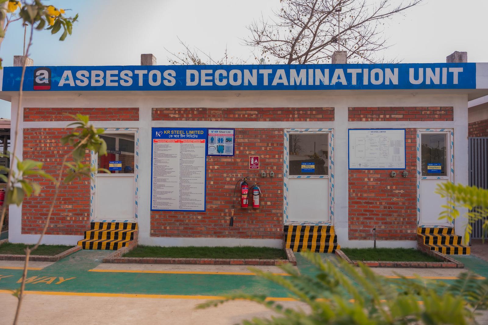 asbestos decontamination unit